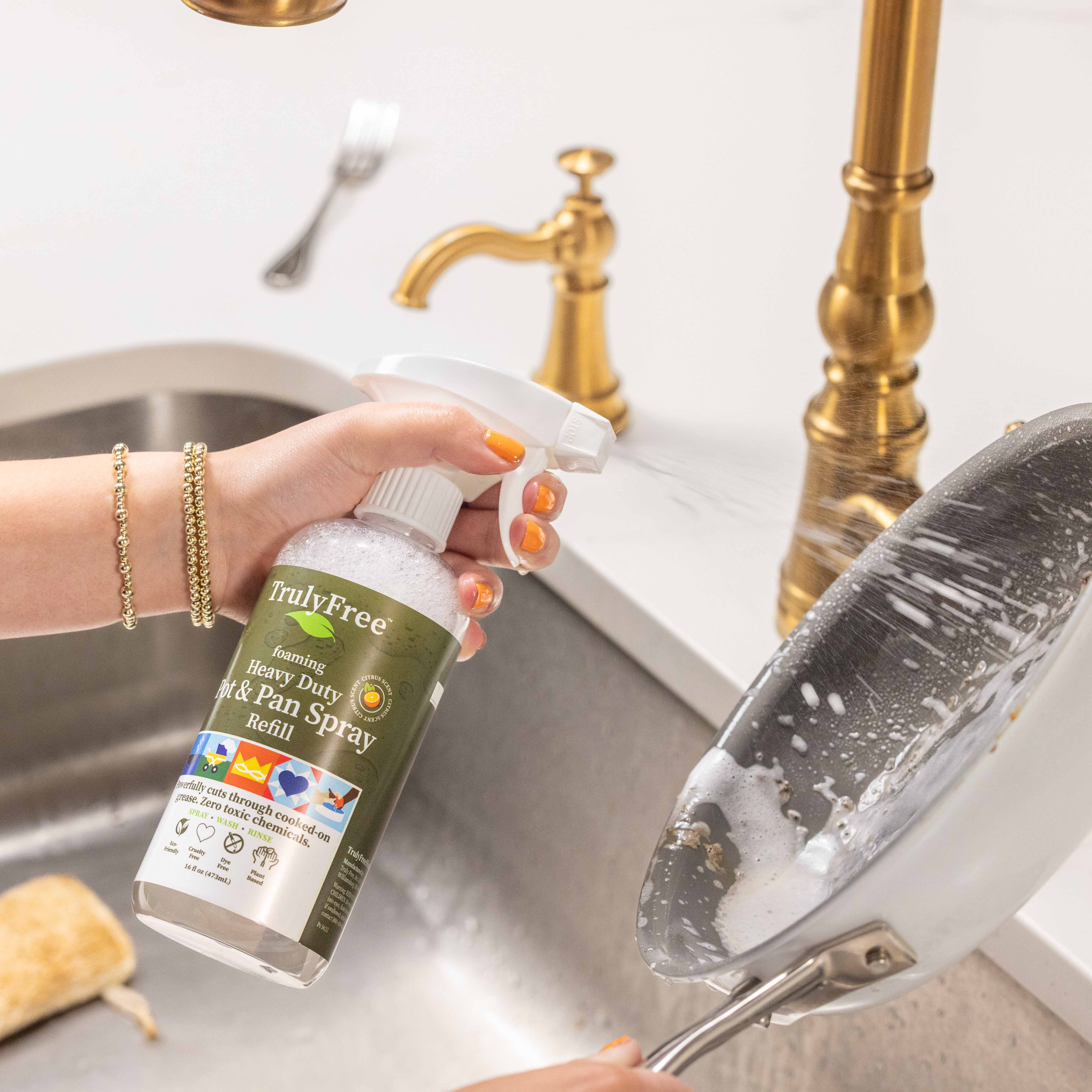 Heavy Duty Pot and Pan Spray - Foaming