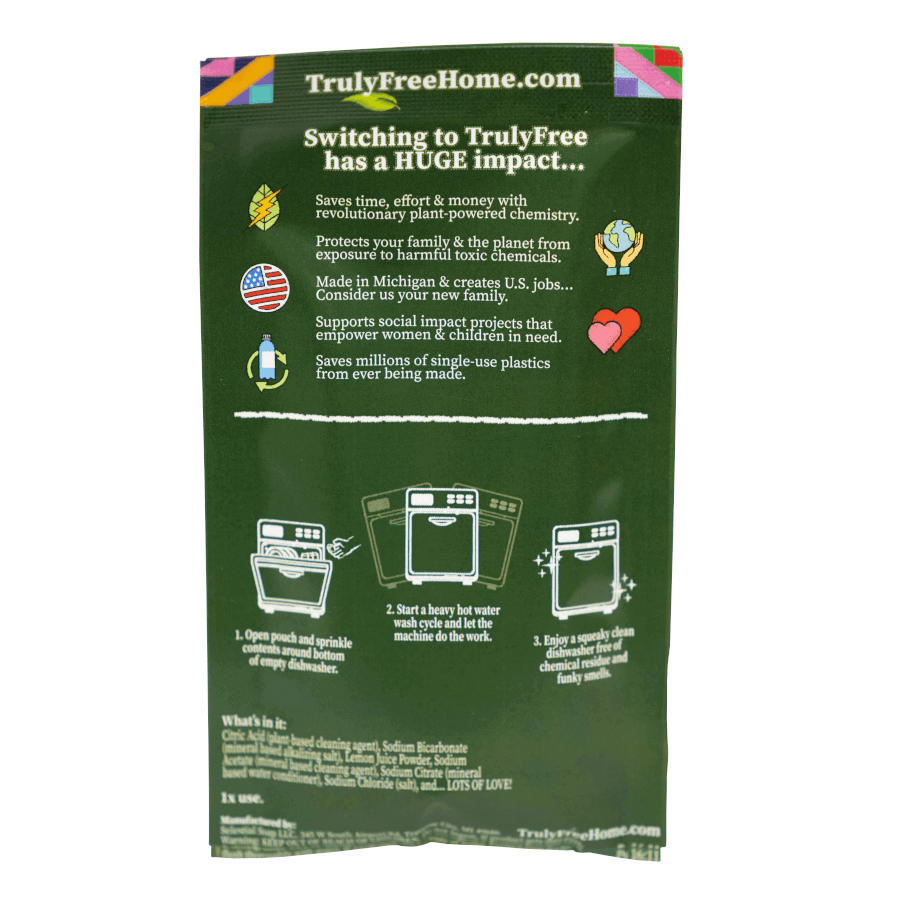 Dishwasher Cleaner (1 use) Truly Free