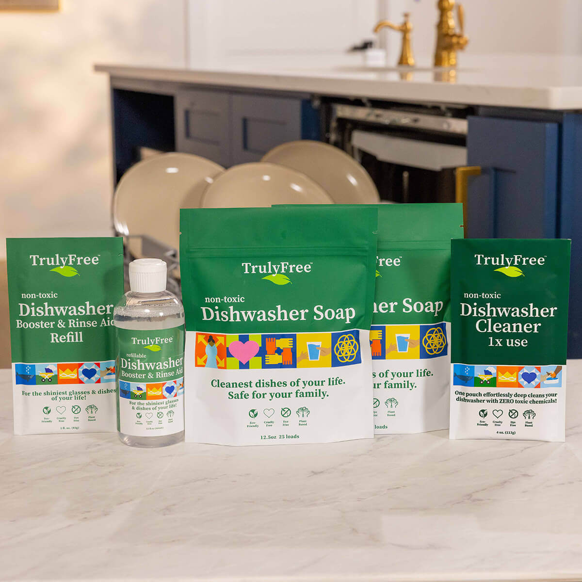 Essential Kitchen Cleaning Kit | Starter Kitchen Cleaning Set | Truly Free Home