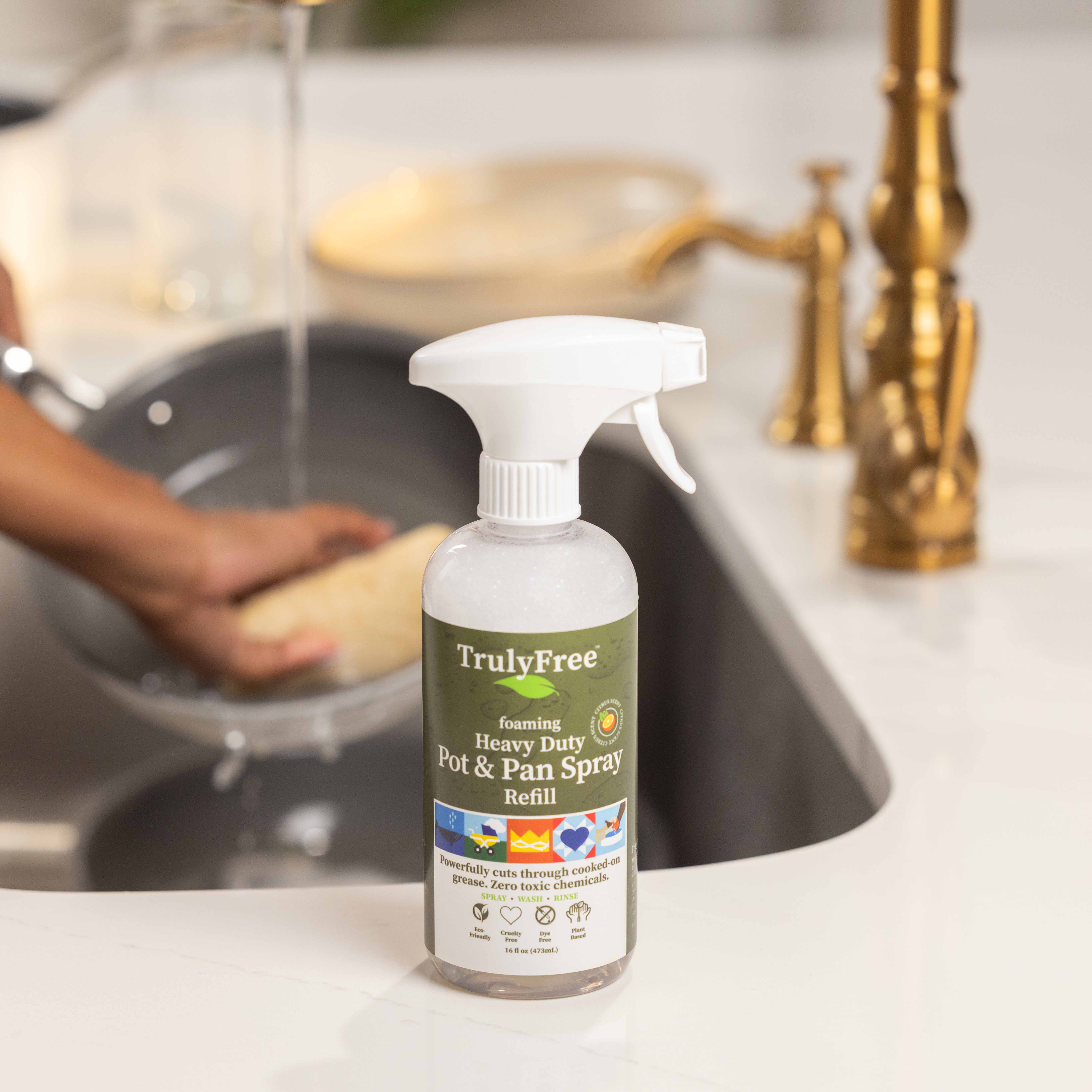 Heavy Duty Pot and Pan Spray - Foaming