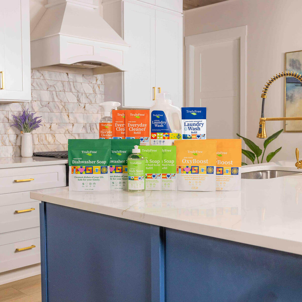 Unscented Ultimate Best Sellers House Cleaning Starter Kit | Truly Free Home