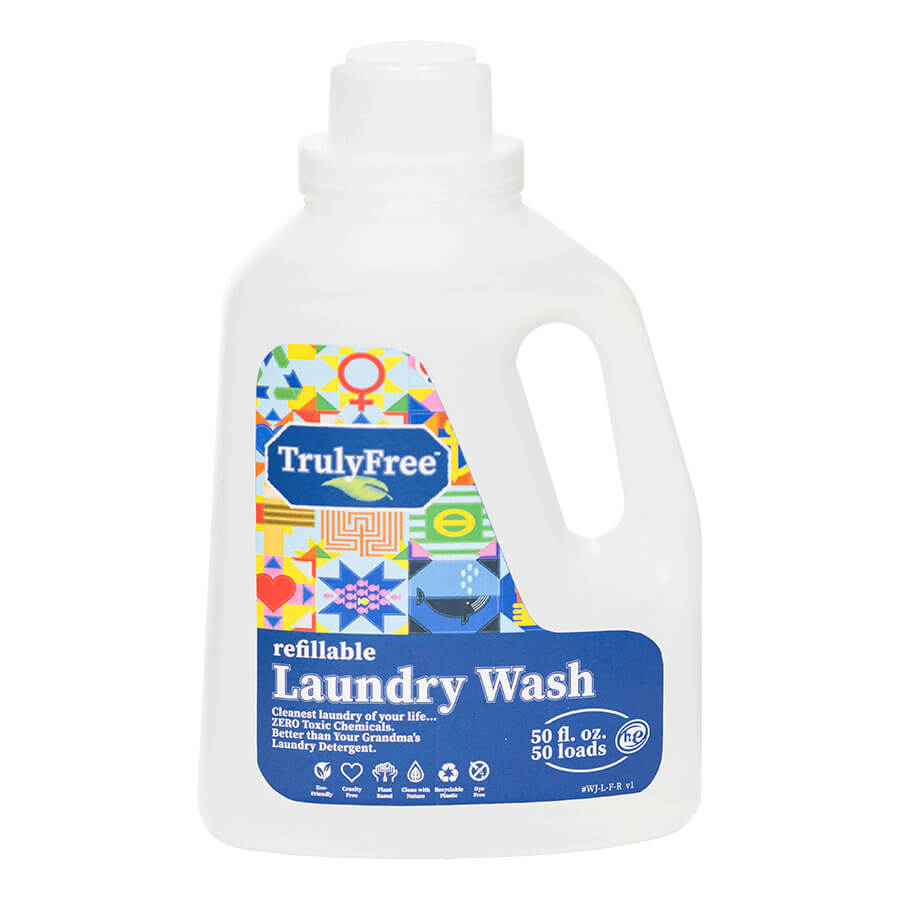 Hand soap bottle truly free