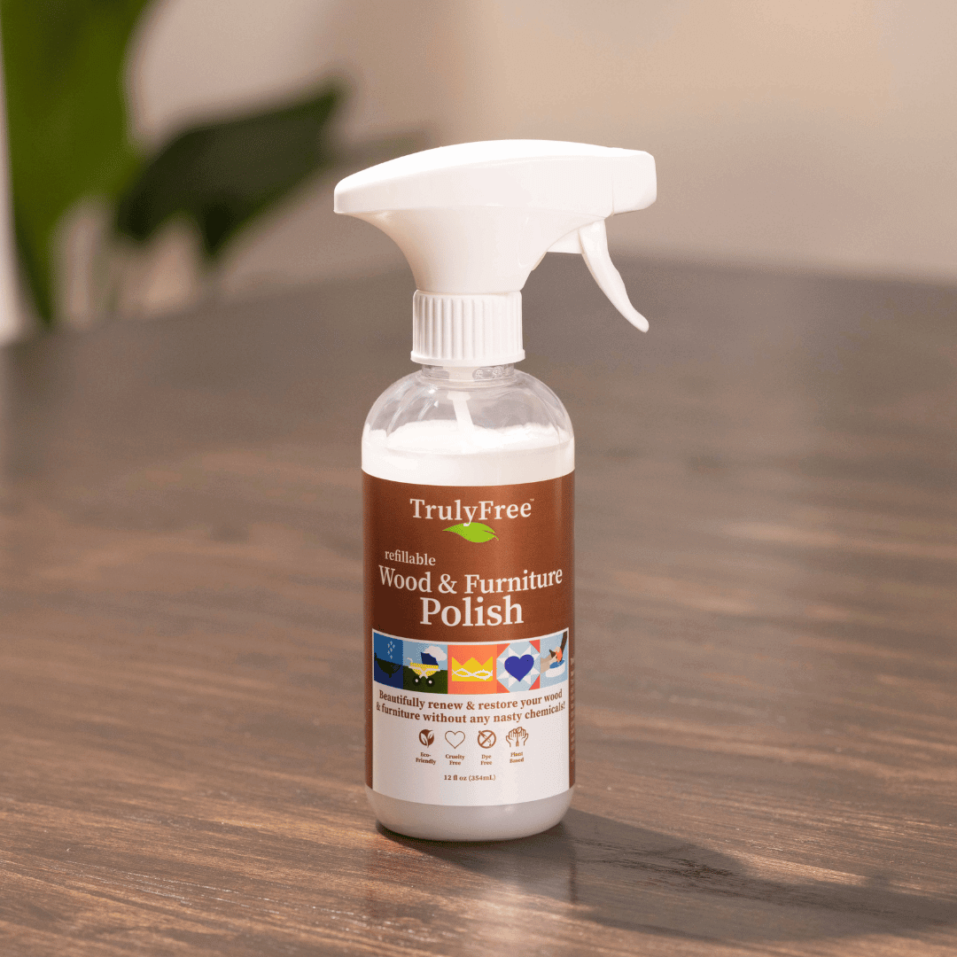 Wood & Furniture Polish Bottle