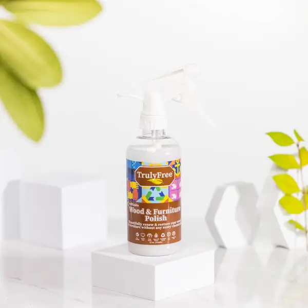 Wood & Furniture Polish Bottle