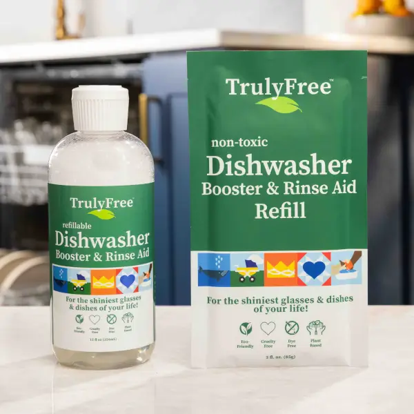 TrulyFreeHome Dishwasher Booster & Rinse Aid